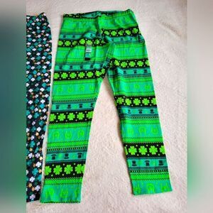 New st Patrick's day lady's leggings various sizes